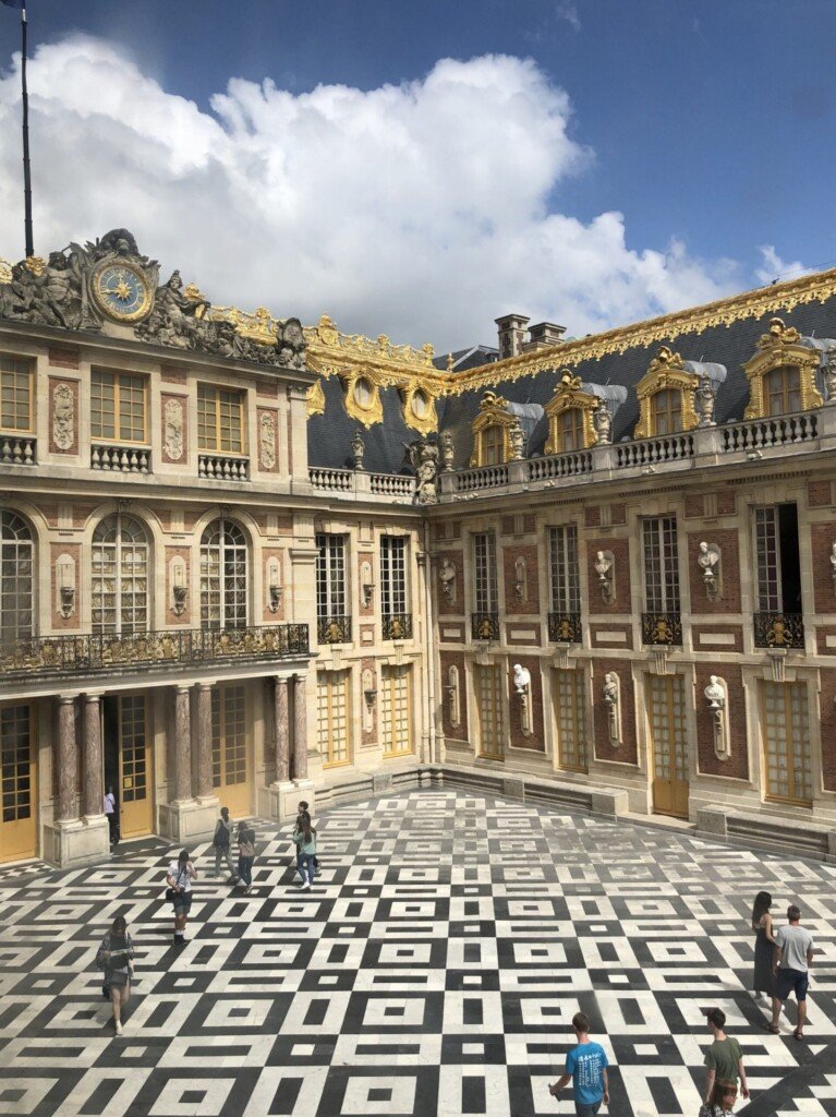 Courtyard of the Palace of Versailles