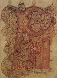 Chi Rho From the book of Kells